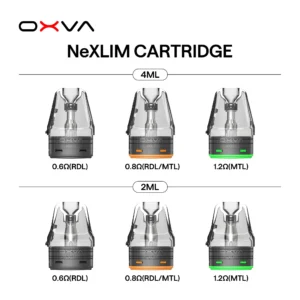 【大蠻牛空倉】OXVA NEXLIM 大蠻牛專用 4ML 頂部注油空煙彈 (3入裝) - 雙網狀線圈防漏可重複注油